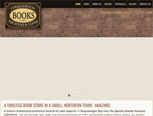 Tablet Screenshot of chequamegonbooks.com